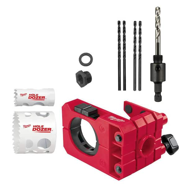 Reviews for Milwaukee Door Lock Installation Bi Metal Hole Saw Set