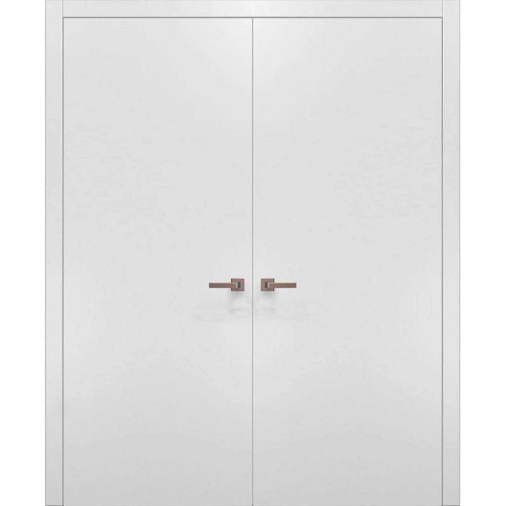 36 in. x 96 in. 2-Panel White Finished Solid Wood with Honeycomb Sliding Door with Hardware price history on PriceWatchPro