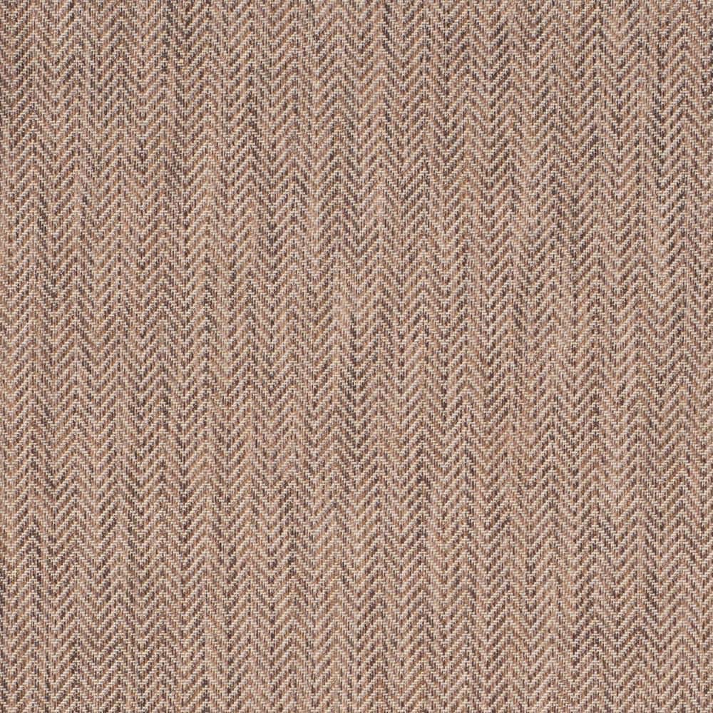 Reversible Gray Synthetic 9' x 12' Easy-Care Area Rug