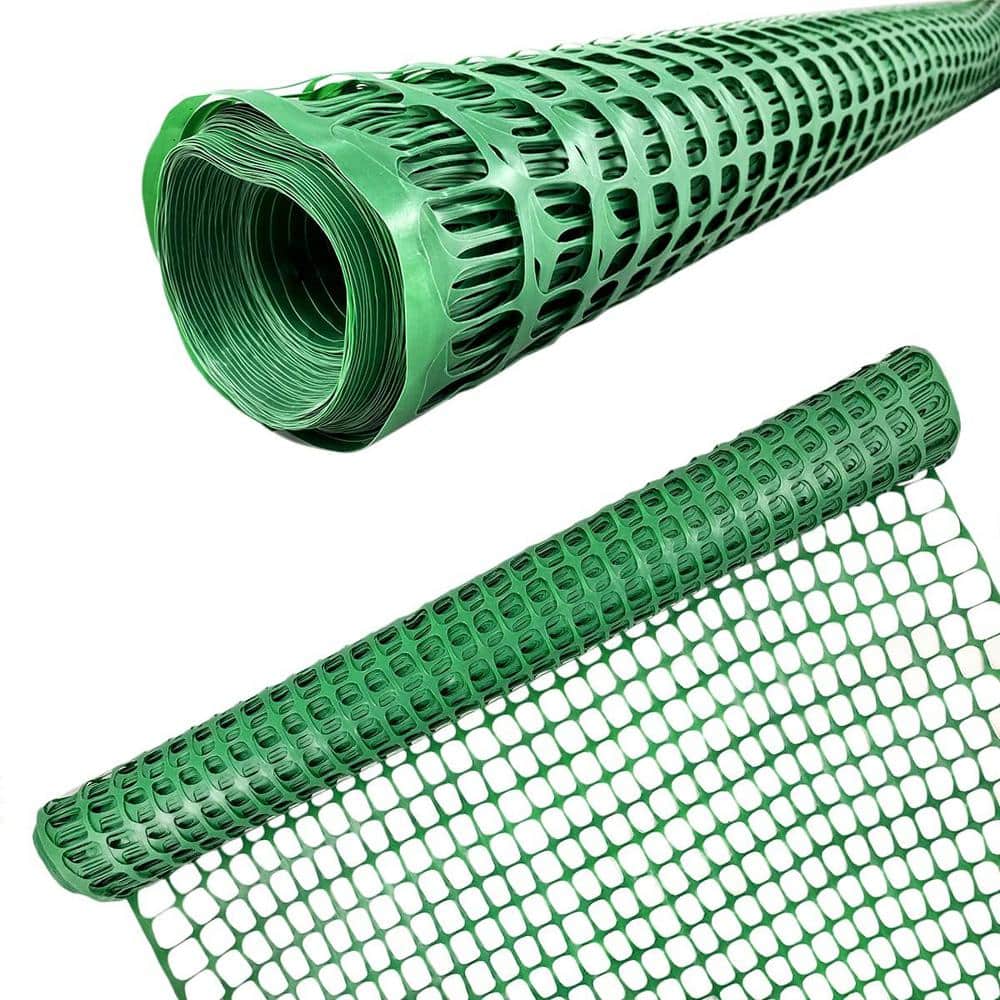 48 in. Green Garden Fence - 4 ft. x 50 ft. Roll for Snow, Poultry, Deer, and Garden Netting Ashman Plastic Mesh Fence price history on PriceWatchPro