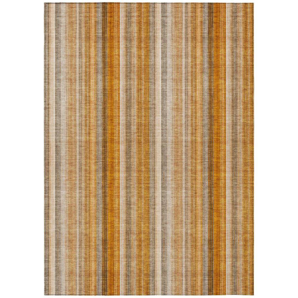 Orange Ivory and Gray 10 ft. x 14 ft. Woven Striped Rectangle Indoor/Outdoor Area Rug price history on PriceWatchPro