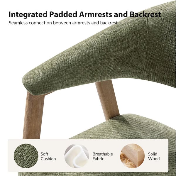 JAYDEN CREATION Elisa Moss Polyester Mid-Century Modern Dinning