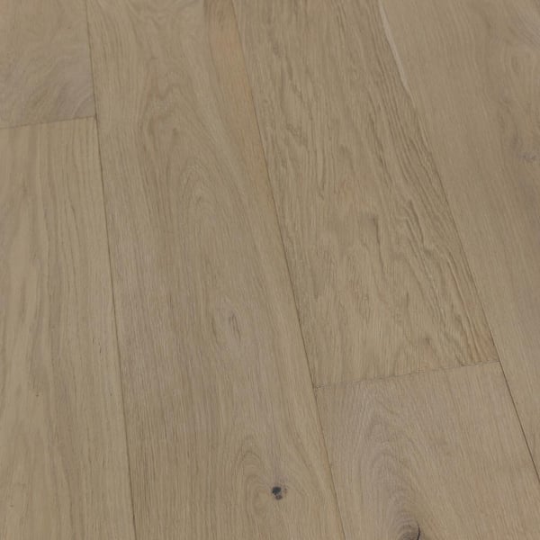 Malibu Wide Plank Avalon French Oak 1/2 in.T x 7.5 in.W Tongue and Groove Wirebrushed Engineered Hardwood Flooring (23.3 sq. ft./case)