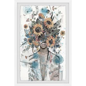 "Sunflower Glamour" by Marmont Hill Framed People Art Print 12 in. x 8 in.