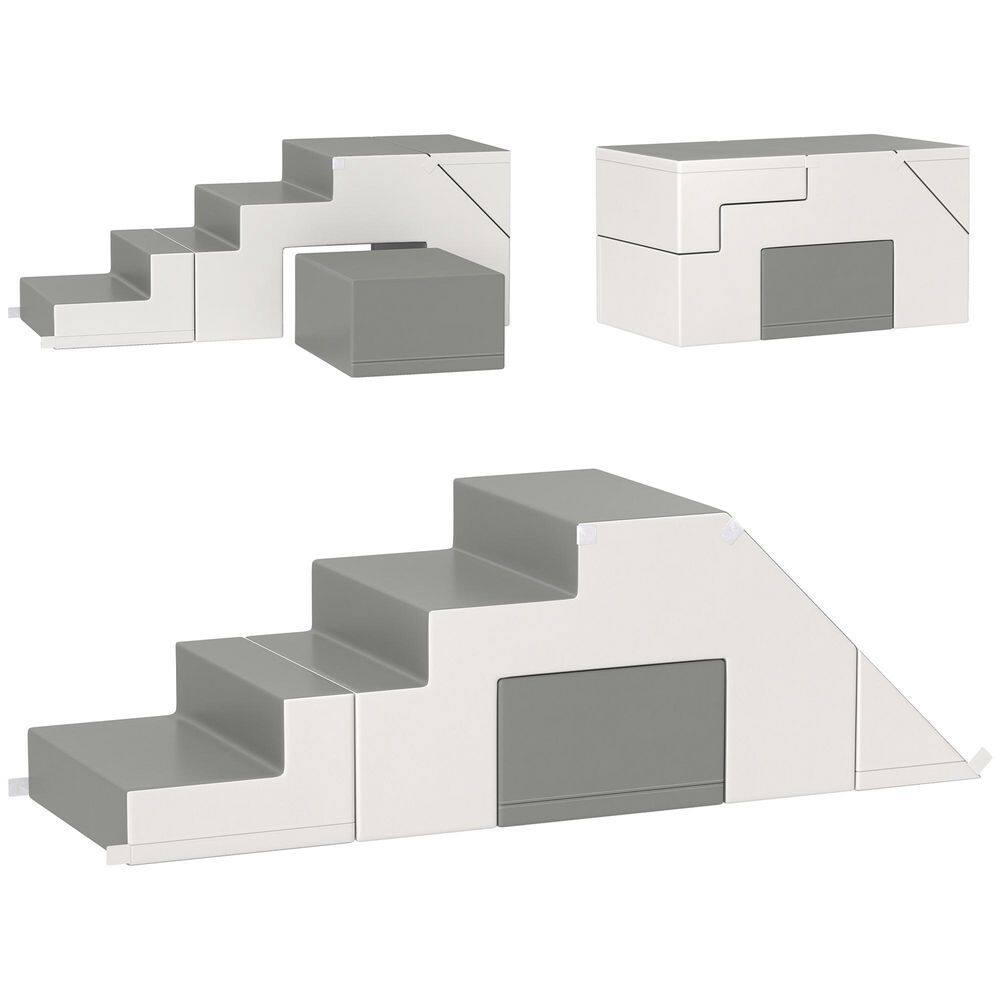 2-Piece Light Gray Foam Play Set for Crawling or Sliding price history on PriceWatchPro