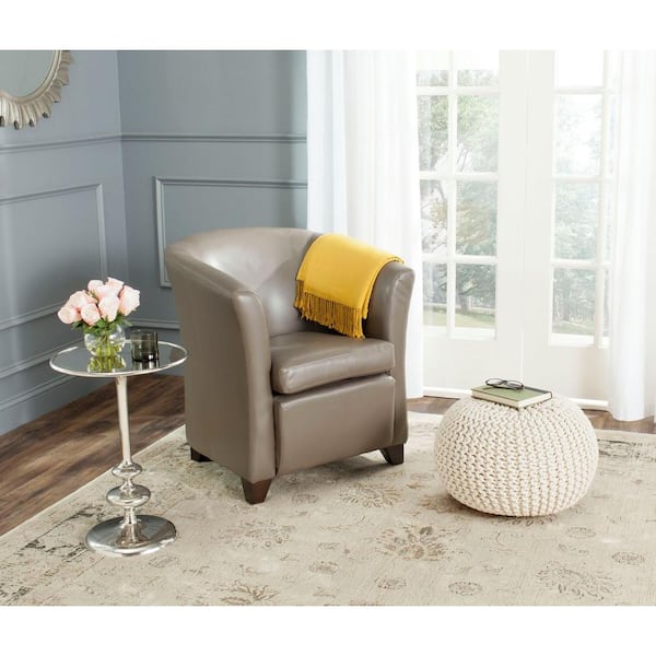 Safavieh Lorraine Clay Bicast Leather Arm Chair