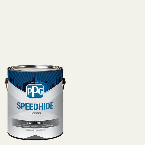SPEEDHIDE 1 gal. PPG1215-1 Clear Yellow Satin Exterior Paint