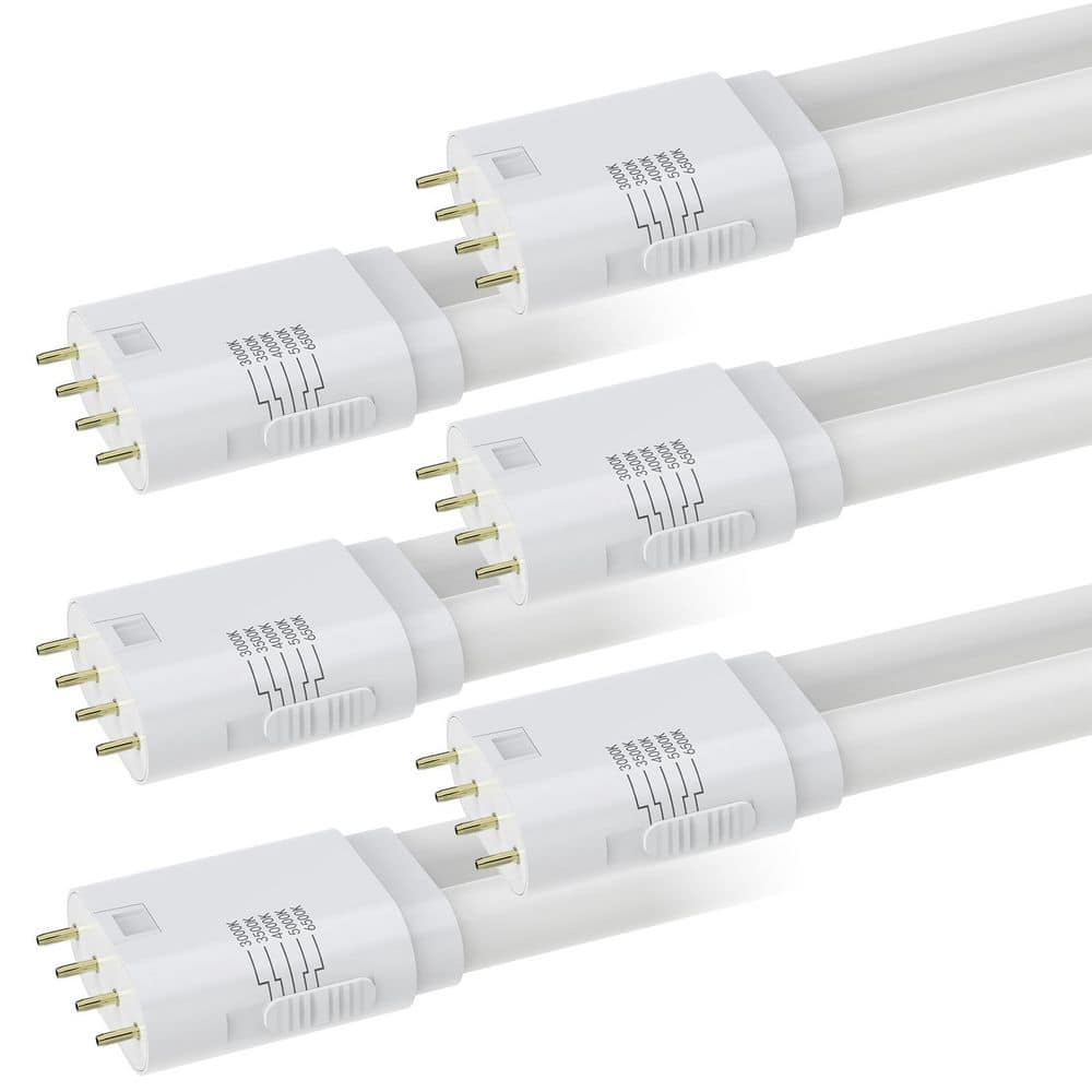 20W 4-Pin 2G11 LED Tube Light Bulb, 5CCT, Ballast Compatible or Direct Wire, 3000LM 120-277V, 360° Beam, UL 6 Pack price history on PriceWatchPro