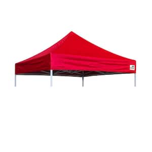 Eur max USA Pop Up Replacement 8 ft. x 8 ft. Canopy Tent Top Cover, Instant Ez Canopy Top Cover?red?