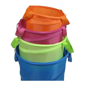 Bongo Pop Up Storage Bucket 4-Pack with Handles