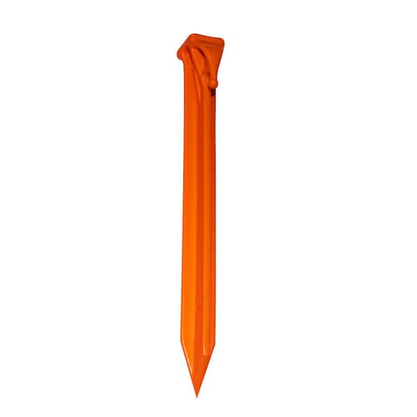 Mr. Chain 9 in. Safety Orange Utility Stakes (15-Pack)