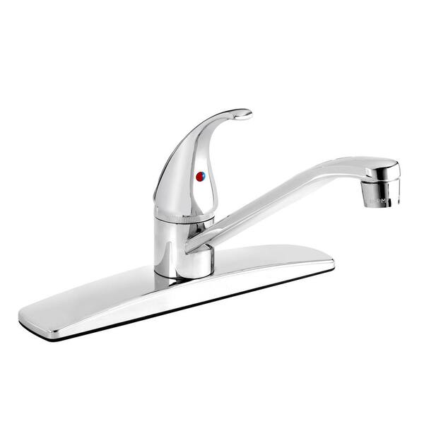 KEENEY Belanger Single-Handle Standard Kitchen Faucet in Polished Chrome