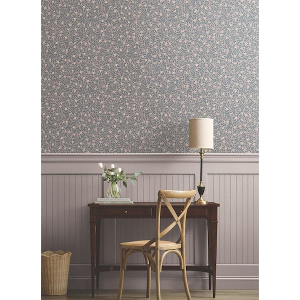 Elodie Lavender Petite Floral Premium Peel and Stick Wallpaper