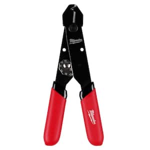 12-24 AWG Adjustable Compact Wire Stripper / Cutter with Dipped Grip
