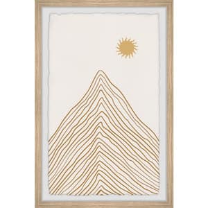 "Majestic Mountain" by Marmont Hill Framed Abstract Art Print 24 in. x 16 in.