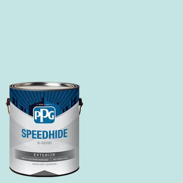 SPEEDHIDE 1 gal. PPG1231-2 Swan Lake Semi-Gloss Exterior Paint