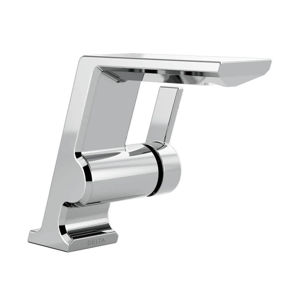 Chrome Single Hole Modern Bathroom Faucet