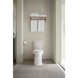 Corbelle 16.5 in. Skirted Elongated Toilet Bowl Only in White