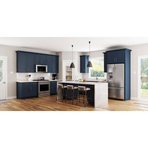 MILL'S PRIDE Richmond Valencia Blue Plywood Shaker Assembled