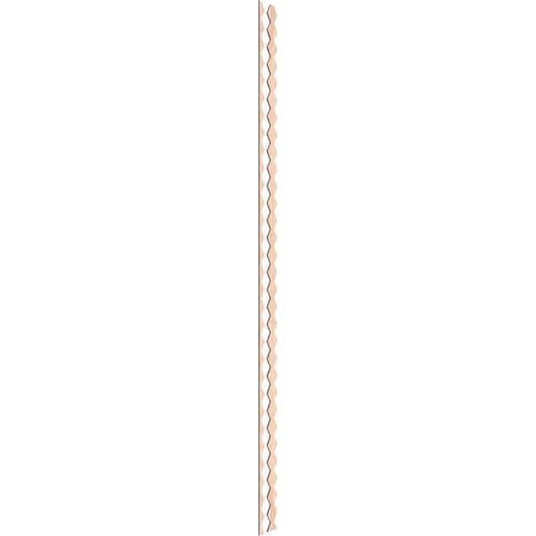 Ekena Millwork Sheyenne 94 in. H x 0.25 in. W Slatwall Panels in Red Oak 28-Pack