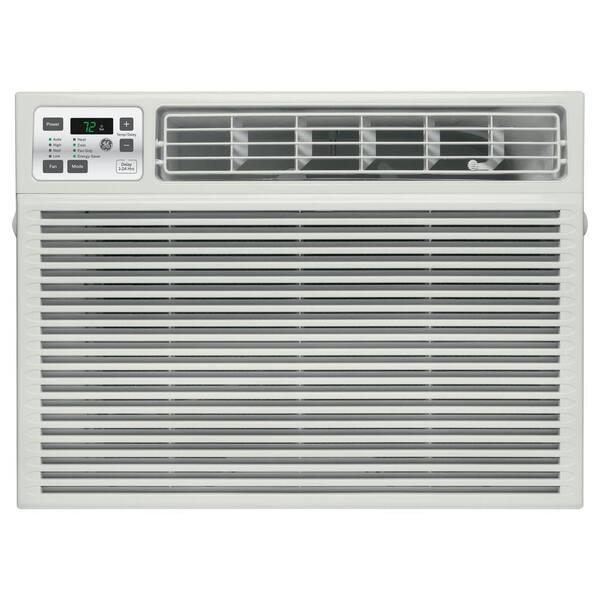 GE 8,000 BTU 115-Volt Window Air Conditioner with Heat and Remote