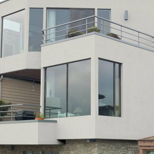 BEHR - 5 gal. #PPU24-14 White Moderne Satin Interior/Exterior Masonry, Stucco and Brick Paint