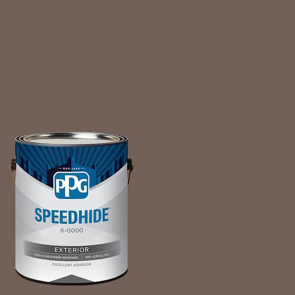SPEEDHIDE 1 gal. PPG1075-6 Poppy Pods Satin Exterior Paint