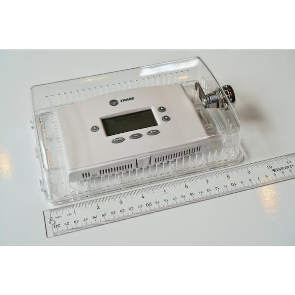 Universal Thermostat Guard Clear with Changeable Code Combination Lock