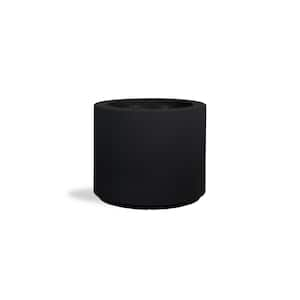 Baja Round 23 in. x 19 in. Black Composite Planter