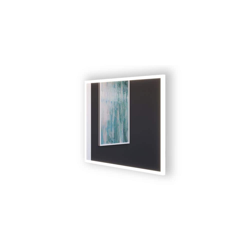 24" x 30" Frameless LED Vanity Mirror with Voice Control
