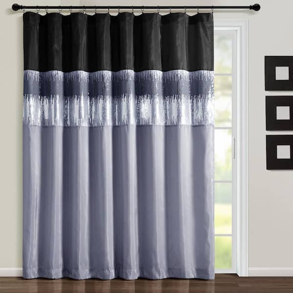 Homeboutique Night Sky Window Curtain Panel Black Gray Single 100x84 21t012070 The