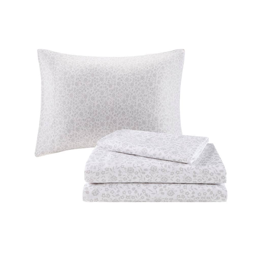 Twin Aqua and Orange Microfiber Boho Bed in a Bag Set