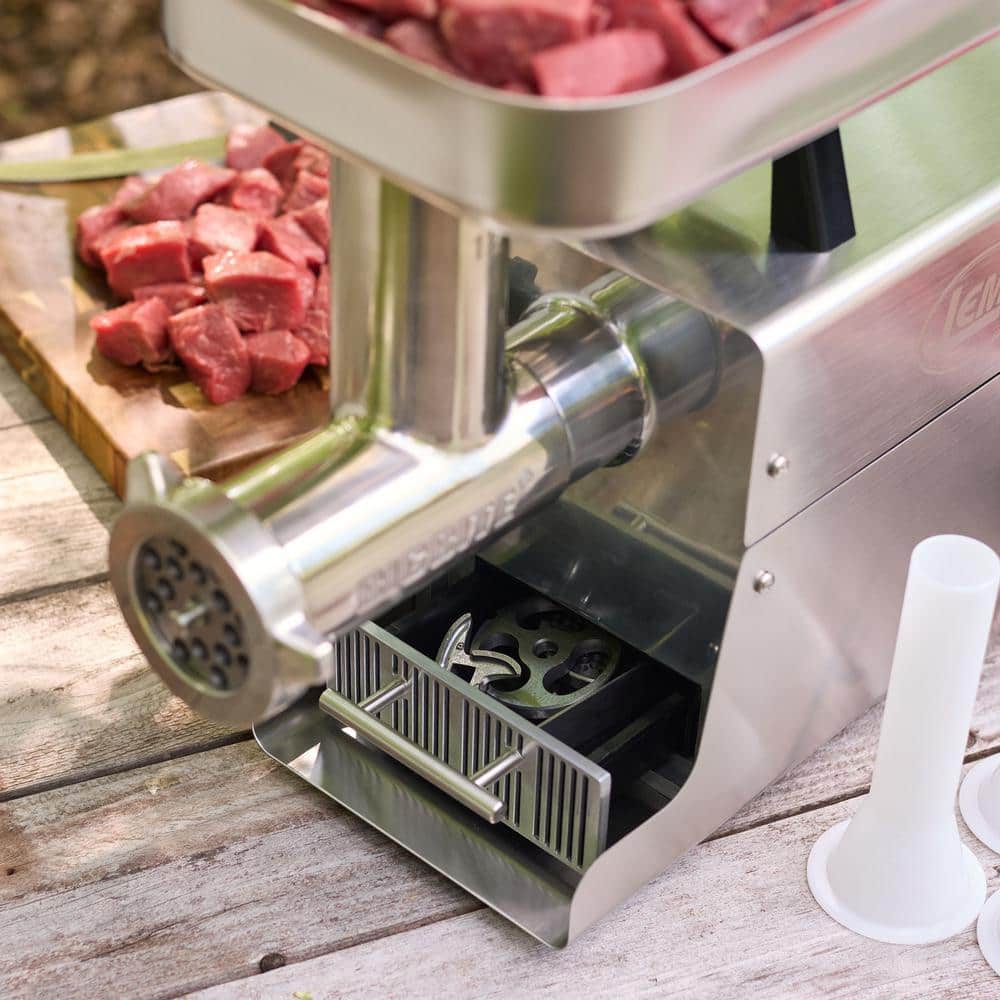 LEM Big Bite Stainless Steel Electric Meat Grinder with 0.5 HP Motor