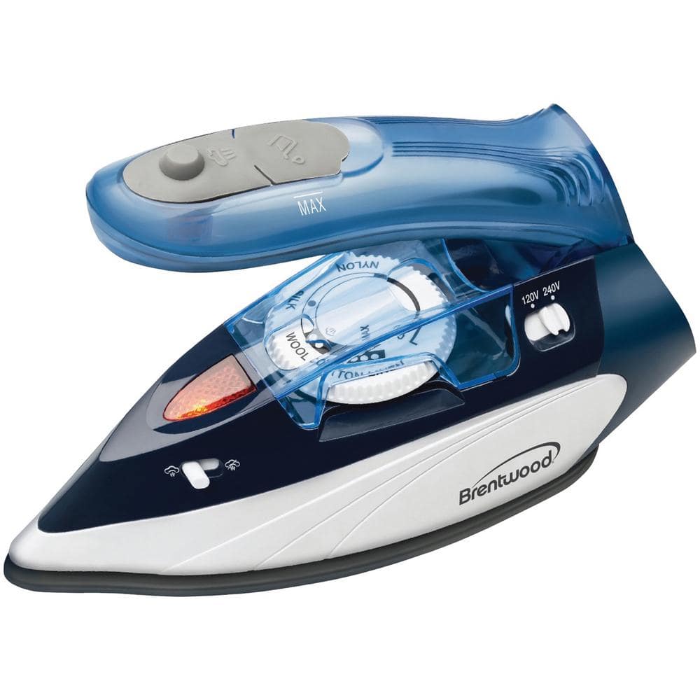dual voltage travel iron with steam