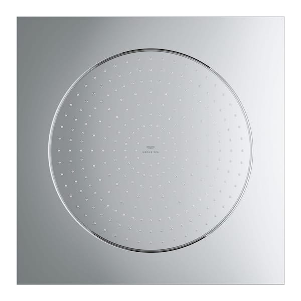 Rainshower 1-Spray Patterns with 1.75 GPM 20 in. Ceiling Mount Rain Fixed Shower Head in Chrome