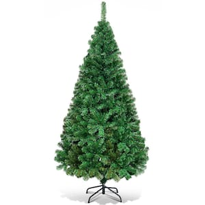 8 ft. Green Unlit Artificial Christmas Tree with 1138 Tips