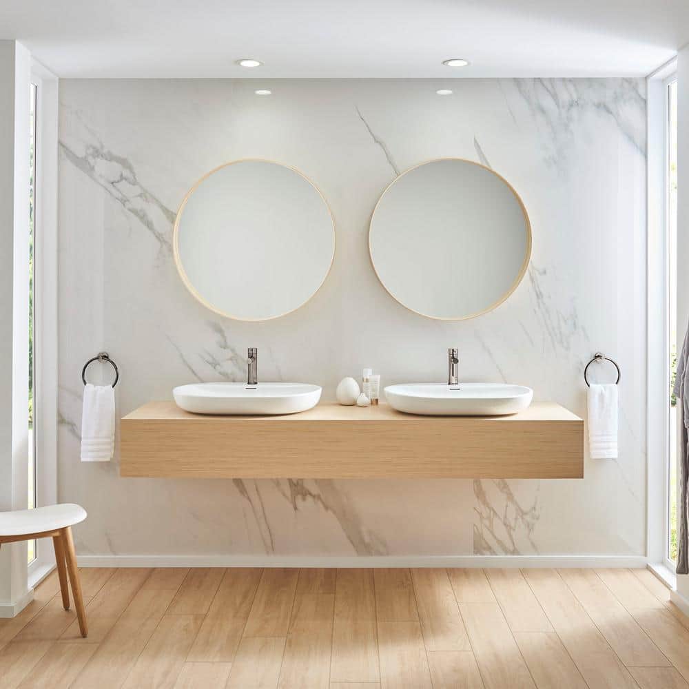 Modern Chrome Single Hole Brass Bathroom Faucet