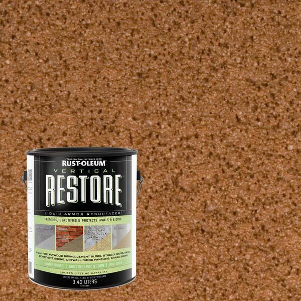 Rust-Oleum Restore 1-gal. Timberline Vertical Liquid Armor Resurfacer for Walls and Siding