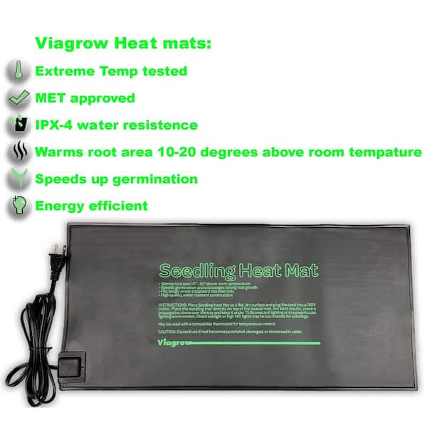 Seed Starter Heat Mat Seedling Heat Mat Indoor Plants - Temu