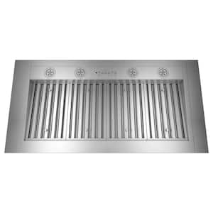 Profile 48 in. Smart 1200 CFM Ducted Insert Range Hood with Light in Stainless Steel