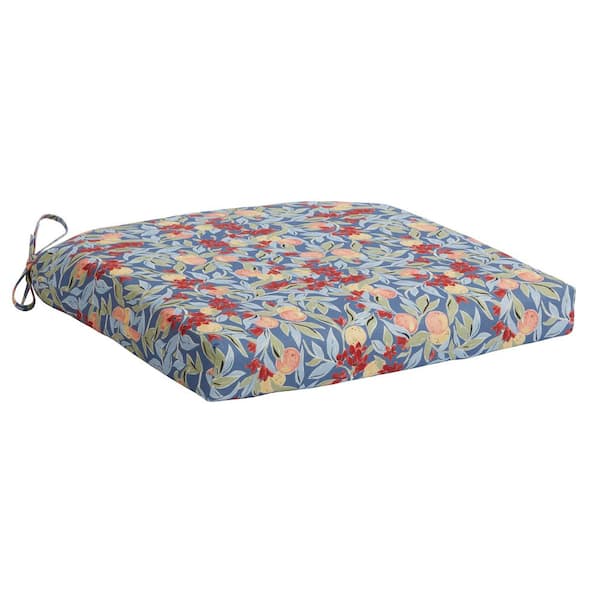 20 in. W x 20 in. D Universal Outdoor Seat Pad in Citrus Grove