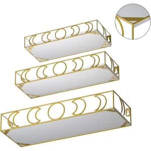 15.98 in. W x 2.75 in. D Decorative Wall Shelf, 3-Piece Small Floating Shelves Set