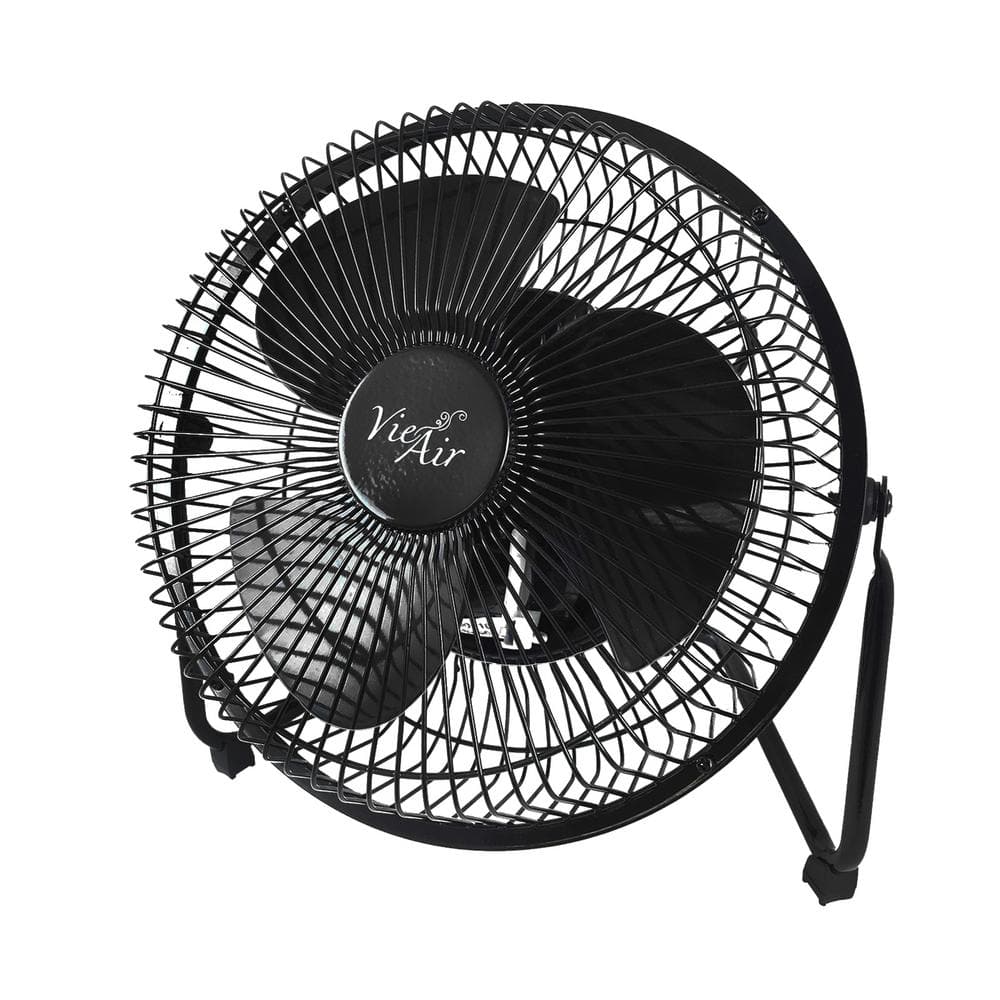 8 in. 3-Speed High Velocity Desk and Floor Fan with Adjustable Tilt Head