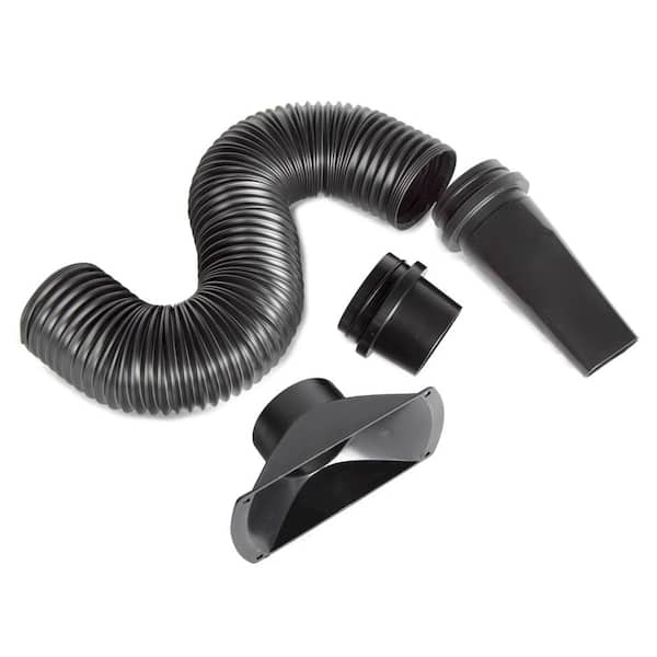 WEN 4 in. x 36 in. Flexible and Sculptable Dust Hose Kit with Couplers and Adapters
