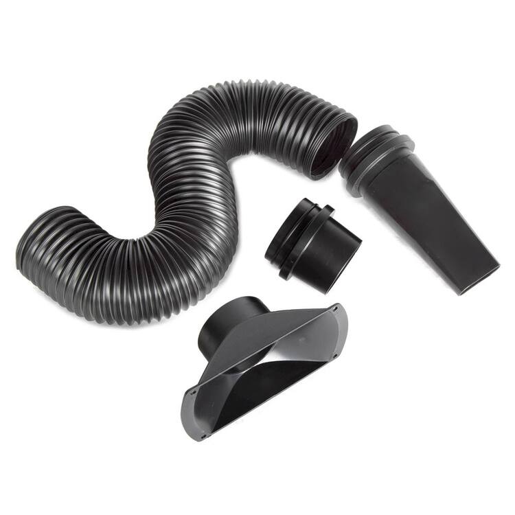 WEN 4-Inch by 36-Inch Flexible and Sculptable Dust Hose Kit with Couplers and Adapters