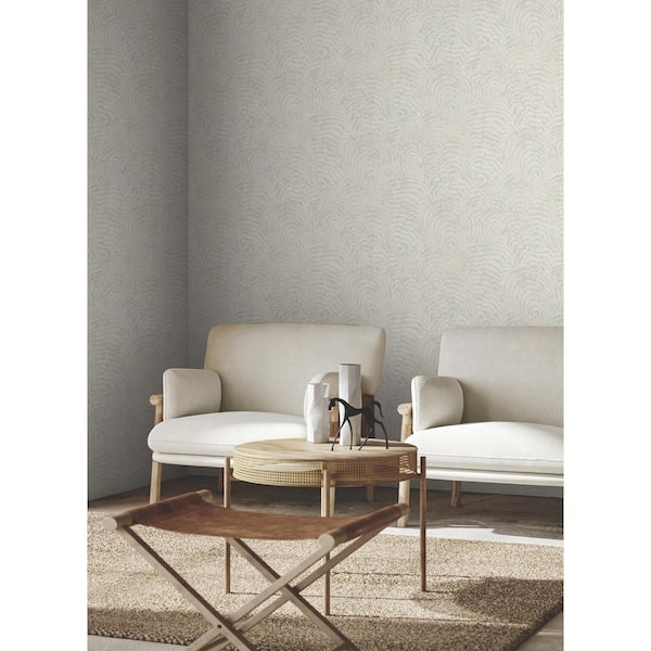 White Ocean Jasper White Non-Pasted Non-Woven Matte Wallpaper