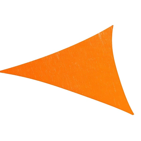 16 ft. x 16 ft. x 16 ft. Triangle Waterproof Sun Shade Sail - Orange
