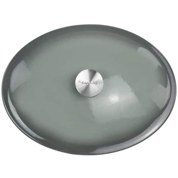 Grey Cast Iron Oval Casserole Dish - 17 x 12cm - Lacor