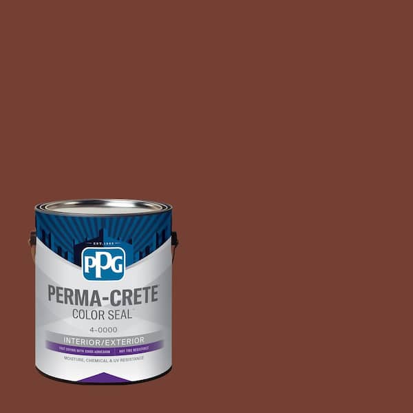 Perma-Crete Color Seal 1 gal. PPG1060-7 Warm Mahogany Satin Interior/Exterior Concrete Stain