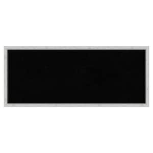 Imprint Silver Wood Framed Black Corkboard 31 in. W. x 13 in. Bulletin Board Memo Board
